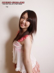 Pink panty asian girl