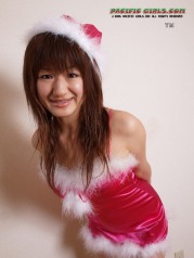 Sexy santa asian see you hot pussy