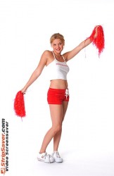 Pornstar Christine Cheerleader Striptease