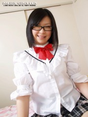 Hot Asian College Schoolgirl In Miniskirt