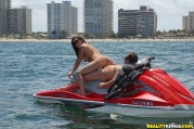 Super Milf Gets Rammed Up Her Box While Riding Jet Ski