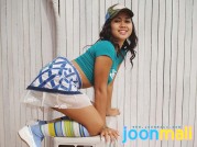 Teen Cutie Joon Mali In Trucker Cap And Denim Jean Skirt